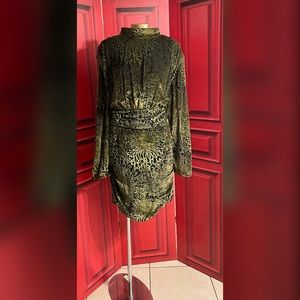 COPY - Velvet sage Midi dress